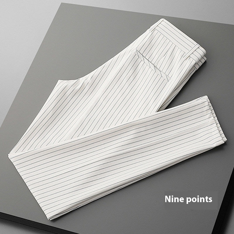 Loose Men's Draping Suit Pants