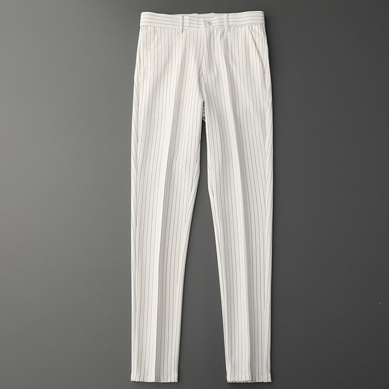Loose Men's Draping Suit Pants