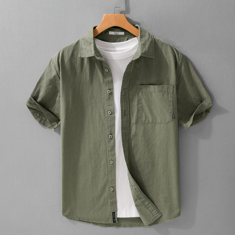 Summer Menswear  Short Sleeve Shirt