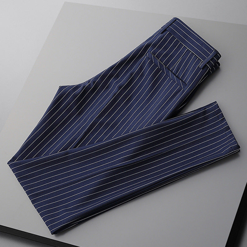 Loose Men's Draping Suit Pants