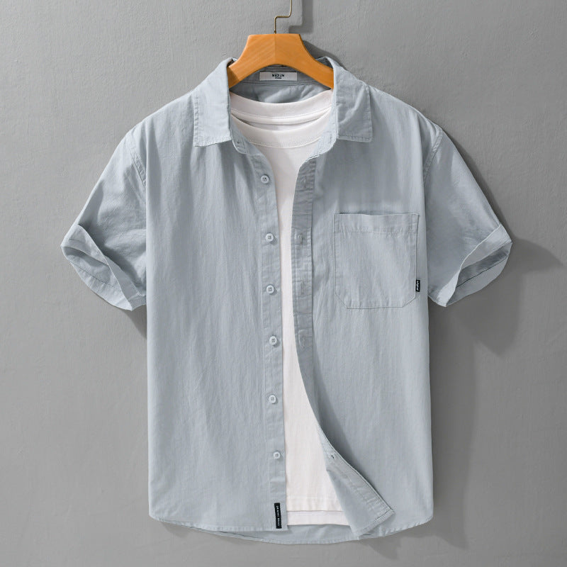 Summer Menswear  Short Sleeve Shirt