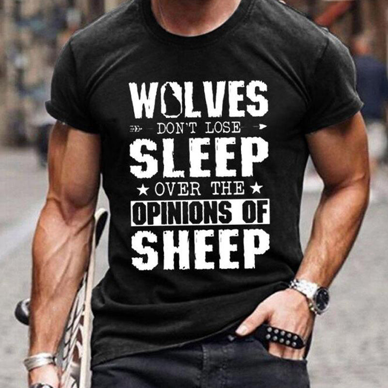 Casual Round Neck Short Sleeves T-shirt