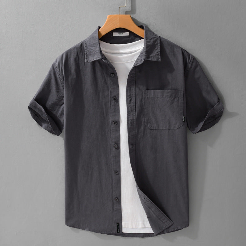 Summer Menswear  Short Sleeve Shirt